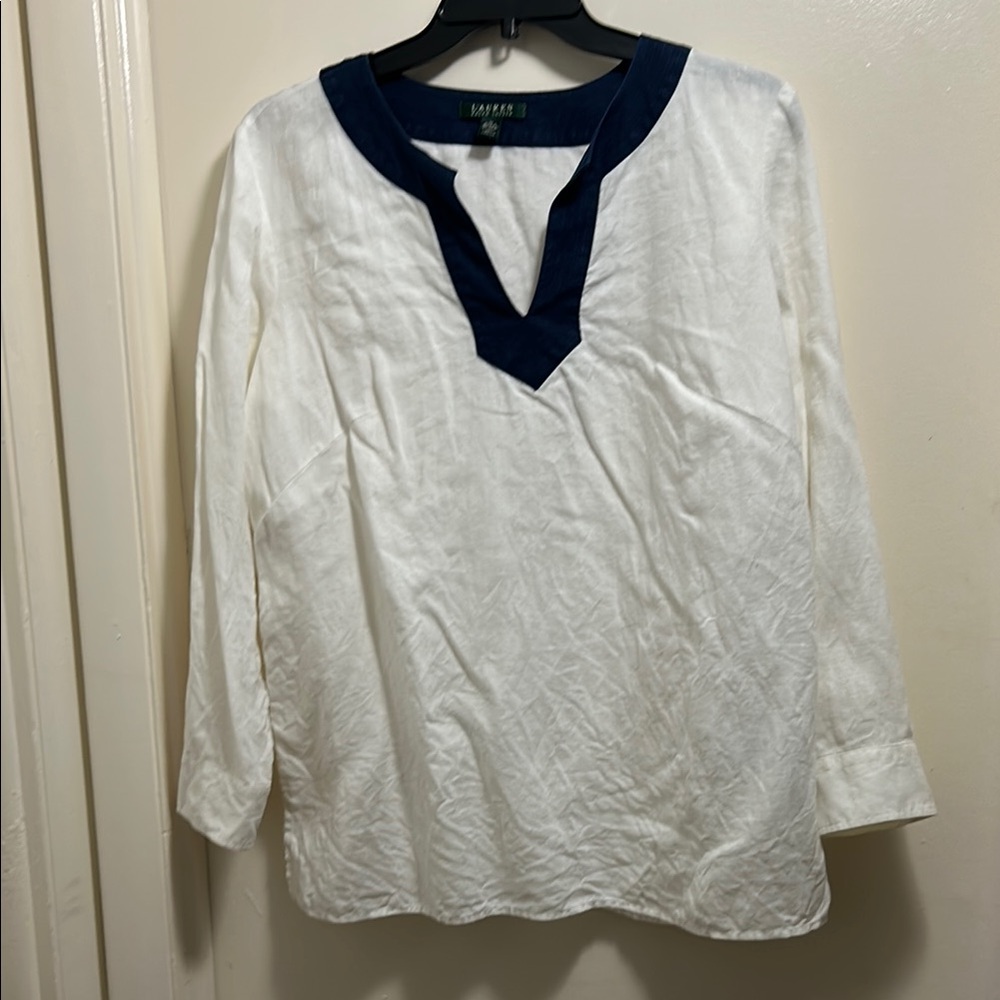 Lauren by Ralph Lauren linen tunic